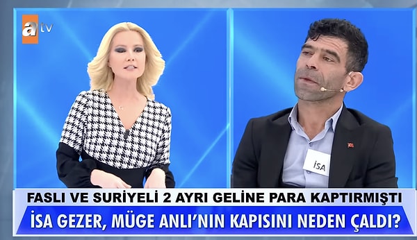 Aşktan yana bir türlü yüzü gülmeyen İsa, geçtiğimiz günlerde yeniden stüdyoya gelmiş ve 3 aylık eşi Suzan Gezer'i aramak için yardım istemişti.