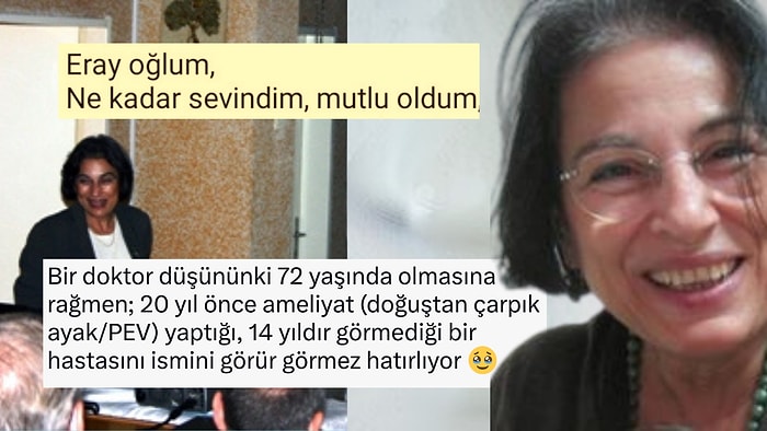 20 Yıl Önce Tedavi Ettiği Hastasını Hatırlayan Doktor Ayşegül Bursalı Herkesi Duygulandırdı