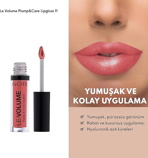 Note Cosmetique Le Volume Plump & Care Lipgloss