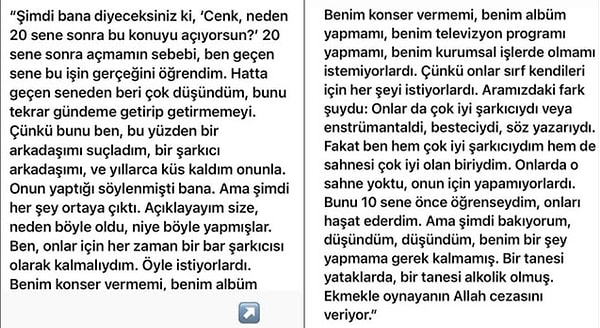 Cenk Eren, bu sefer sosyal medya üzerinden kendini değil geçmişte yaşadığını iddia ettiği şeyi paylaştı. Yıllar önce işlerine mani olunduğunu öne sürdü. 👇