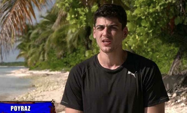 Survivor 2025'e yedeklerden dahil olan Poyraz, arkadaşları tarafından yazılarak haftanın 3. eleme adayı oldu.