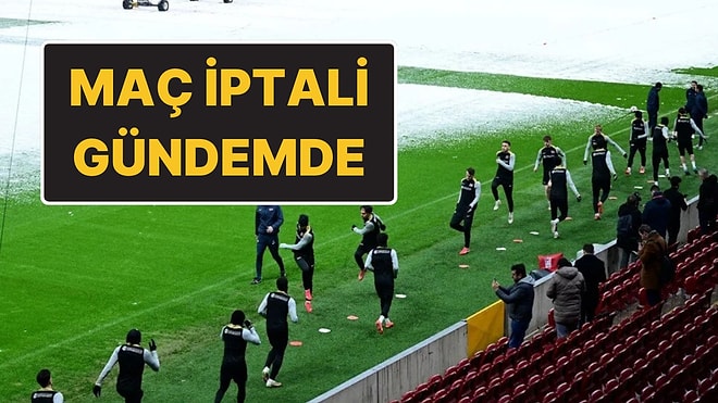 İstanbul'da Kar Alarmı: Galatasaray-AZ Alkmaar Maçı Oynanacak mı?