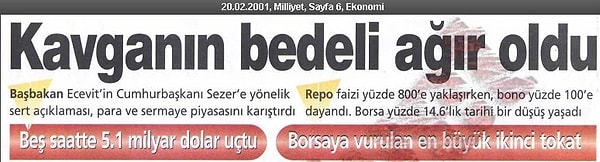 20 Şubat 2001 / Milliyet 👇