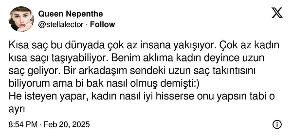 Ne diyorsunuz? Şevval Sam kısa saç kadını mı uzun saç kadını mı? Hadi yorumlarda buluşalım!