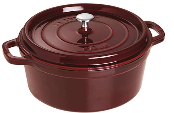 2. Staub Döküm Tencere Yuvarlak 26 cm Bordo