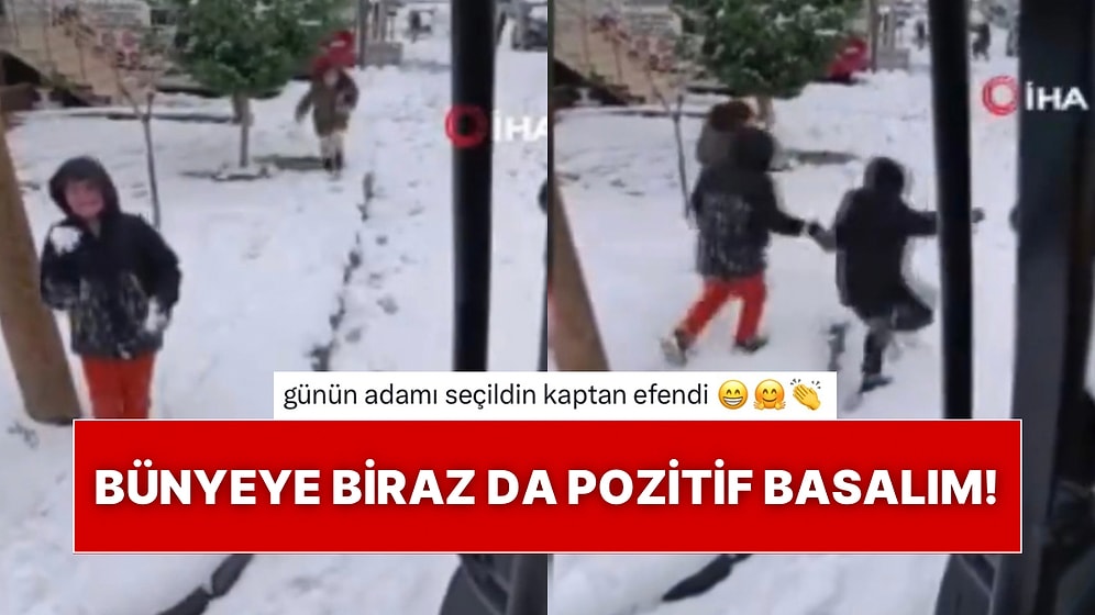 Belediye Görevlisi Gönülleri Fethetti: Kar Küreme Aracını Gören Çocukların “Lütfen Yapma” Demesiyle Yaşananlar