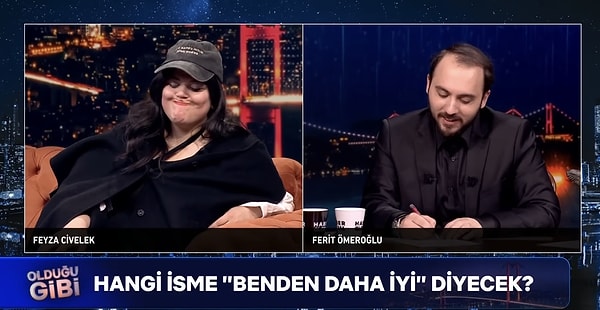 “Senden daha iyisini duyana kadar sessiz kal” akımına katılan Feyza Civelek, kendisine yöneltilen başarılı isimlere karşı mimikleriyle eleştirilerin hedefi oldu.