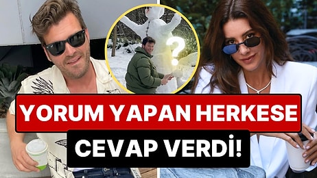 Kıvanç Tatlıtuğ'un Kardan Adam Yaptığı Anları Aşkla Paylaşan Başak Dizer "Kocam da Kocam" Modunu Fena Açtı!