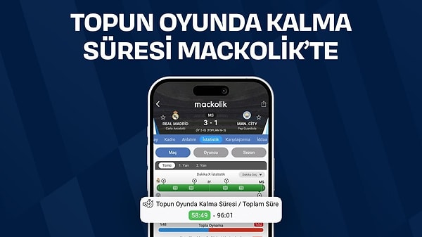 Futbolseverler artık topun oyunda kalma süresini görebilecek