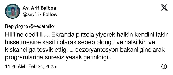 İronik yanıtlar da geldi.