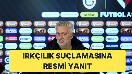 Fenerbahçe, Mourinho'ya Yöneltilen Irkçılık Suçlamasına Karşı Açıklama Yaptı