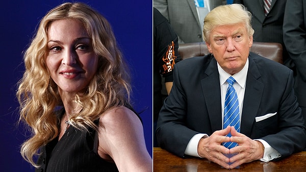 U.S. President Donald Trump recently made remarks that put him in the crosshairs of famous singer Madonna.