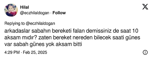 "Bereket nereden bilecek saati?" 👇