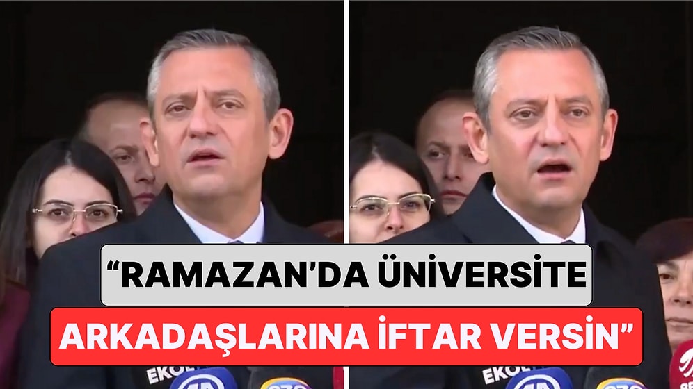 Özgür Özel de Diploma Meselesi Hakkında Konuştu: "Erdoğan'ı Derste, Dershanede, Amfide Gören Yok"