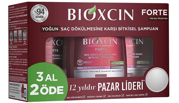 3. Bioxcin Forte Şampuan 300Ml 1 Paket