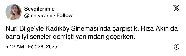 Çok samimi anılar cidden...