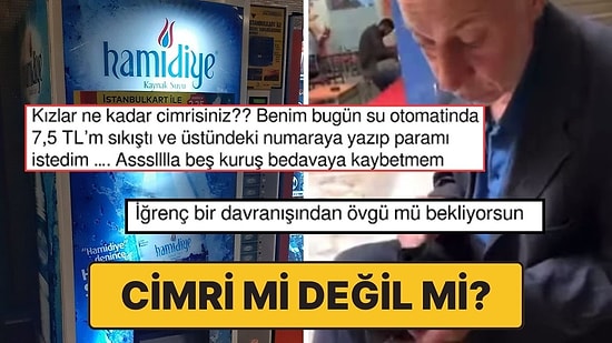 Su Otomatında 7,5 TL'si Sıkışan Kullanıcıya 'Cimrilik' Üzerinden Gelen Tepkiler Gecikmedi!