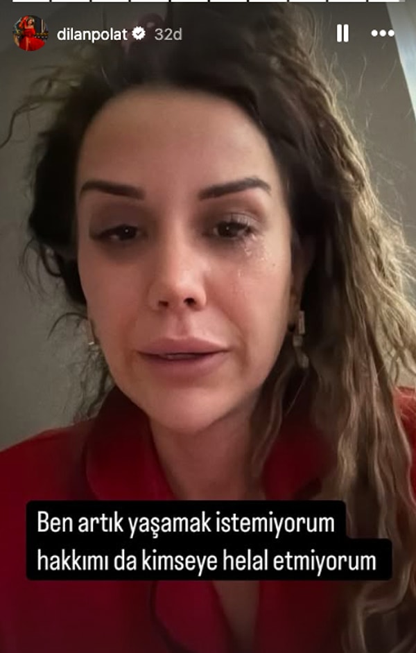 Dilan Polat'ın son storysi ise bu şekilde oldu: