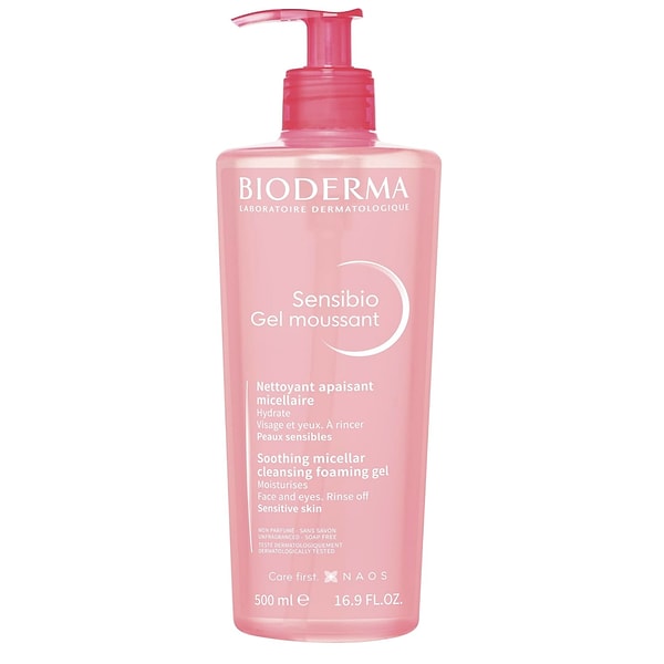 6. Bioderma - Sensibio Foaming Gel (Hassas ve Normal Ciltler için Temizleme Jeli)