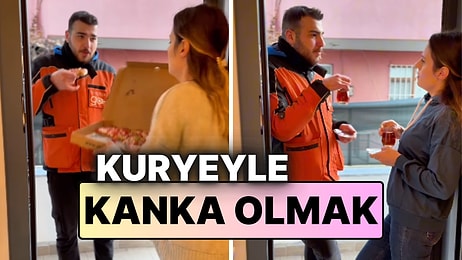 Sürekli Eve Sipariş Vermekten Kuryeyle Kanka Olan İçerik Üreticisinin Mizahi Paylaşımı!