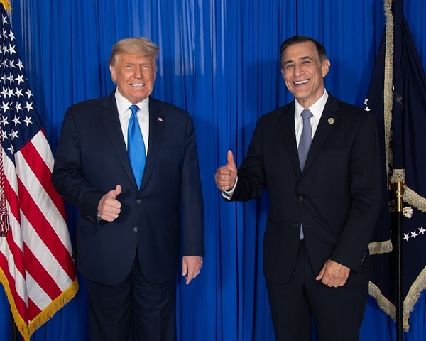 Cumhuriyetçi Kongre Üyesi Darrell Issa, Trump'ı Nobel Barış Ödülü'ne aday göstereceğini açıkladı!