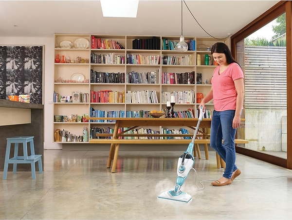 Black+Decker BHSM1615DAM-QS Buharlı Mop