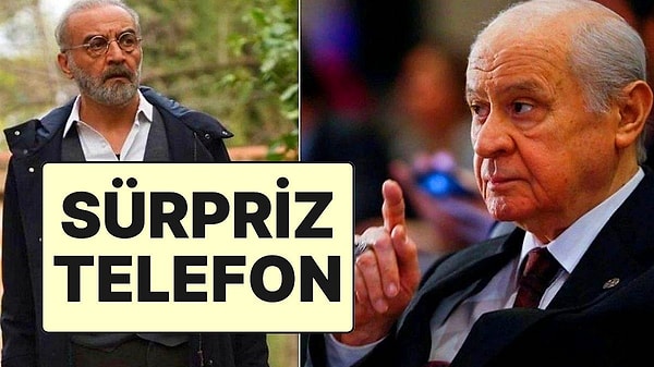 Ünlü oyuncu ve yönetmen Yılmaz Erdoğan'dan MHP Genel Başkanı Devlet Bahçeli'ye sürpriz telefon. Erdoğan, Bahçeli'ye "Terörsüz Türkiye" süreci için teşekkür etti.