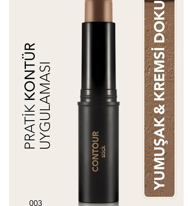 Flormar Contour Stick Yoğun Pigmentli ve Yumuşak Dokulu Stick Kontür