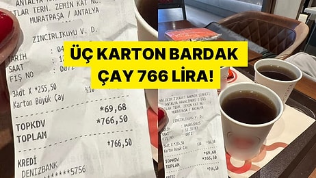 Antalya Havalimanı'nda 255 Liraya Satılan Çay İsyan Ettirdi