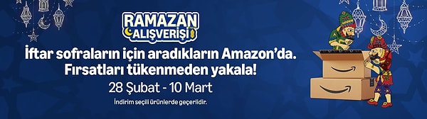 Amazon'da indirimli ürünleri bulabileceğiniz kampanyaları listeledik;