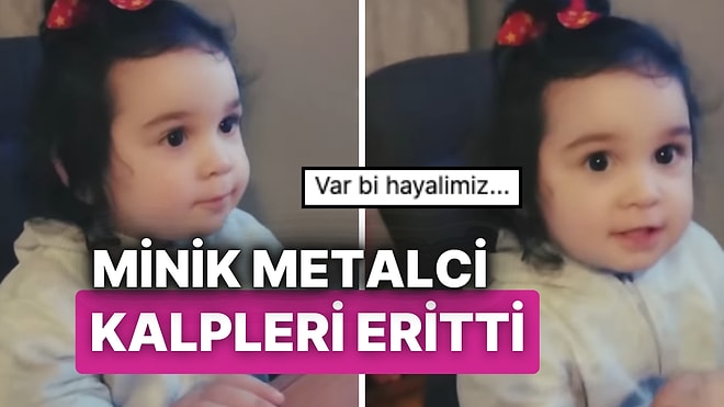 2 Yaşındaki Minik Metalci, Hangi Rock Grubunu Dinlediğini Saniyeler İçerisinde Anlıyor!