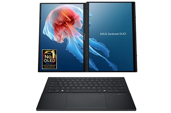 Asus Zenbook Duo Intel Core Ultra 9 285H 32GB 2TB SSD 14" OLED Taşınabilir Bilgisayar