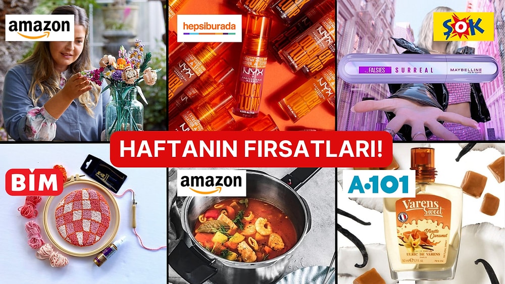 Haftanın Tüm İndirimleri Burada! Hepsiburada'dan Amazon'a Dikkat Çeken İndirimler ve Aktüel Katalogları