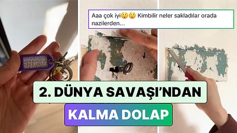 Almanya'ya Taşınan Bir Çift Evlerinde 2. Dünya Savaşı'ndan Kalma Bir Dolap Buldu