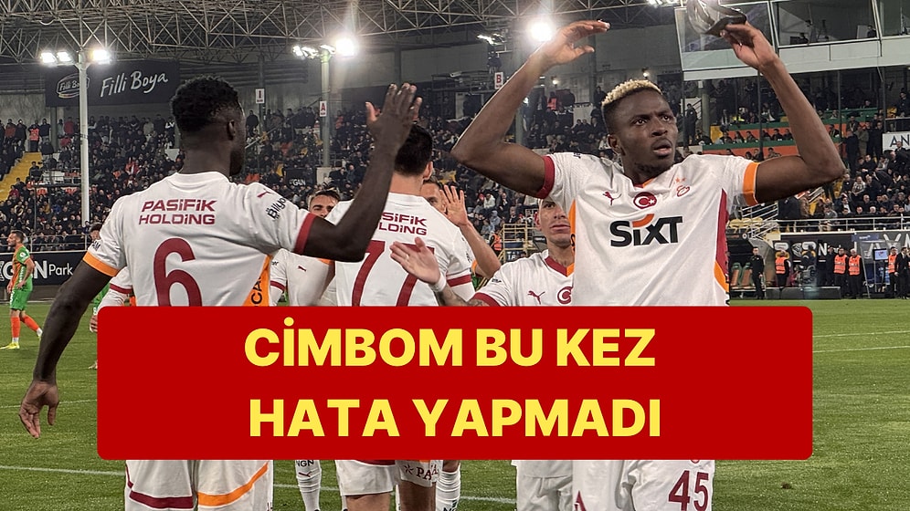 Galatasaray Geriye Düştüğü Maçta Alanyaspor'u 2-1 Yendi