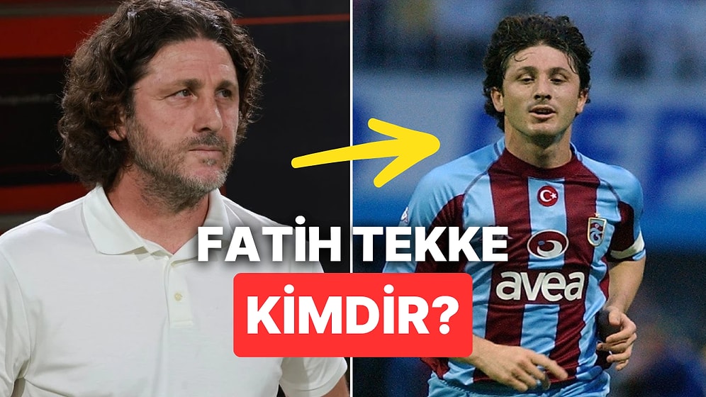 Fatih Tekke Kimdir, Nereli? Trabzonspor Teknik Direktörü Fatih Tekke Hakkında Detaylar