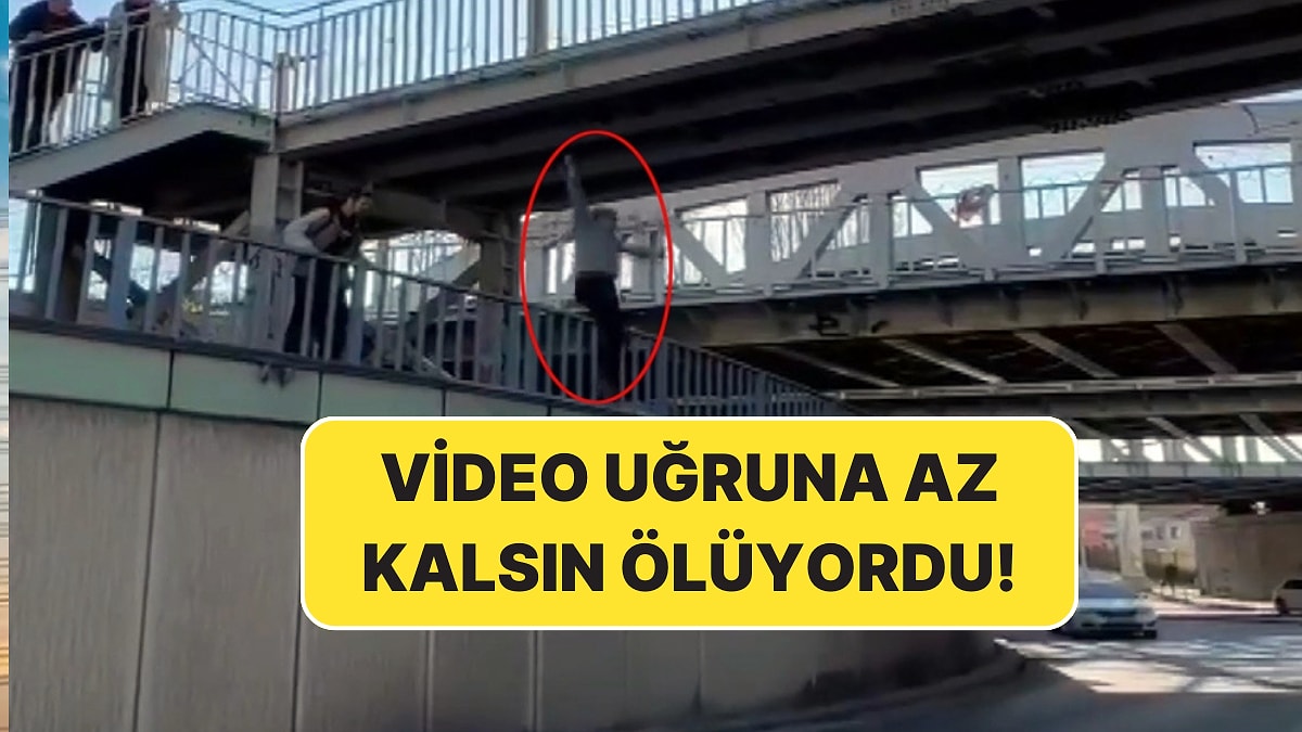 Video Uğruna Başına Gelmeyen Kalmadı: İki Bacağını Kırdı