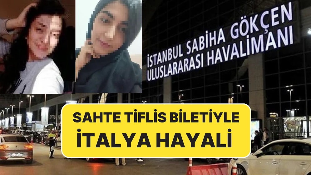 Sabiha Gökçen Havalimanı'nda Dikkat Çeken Oyun: Milano Uçağına Binmeye Çalıştılar