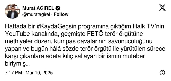 MURAT AĞIREL: