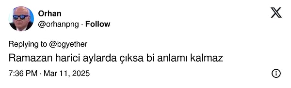 Olayın Ramazan ayına mahsus olduğunu söyleyen de.