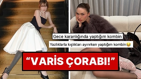 Defilede Tercih Ettiği Tozlukları Varis Çorabına Benzetilen Duygu Özaslan Dillere Düşmekten Kurtulamadı