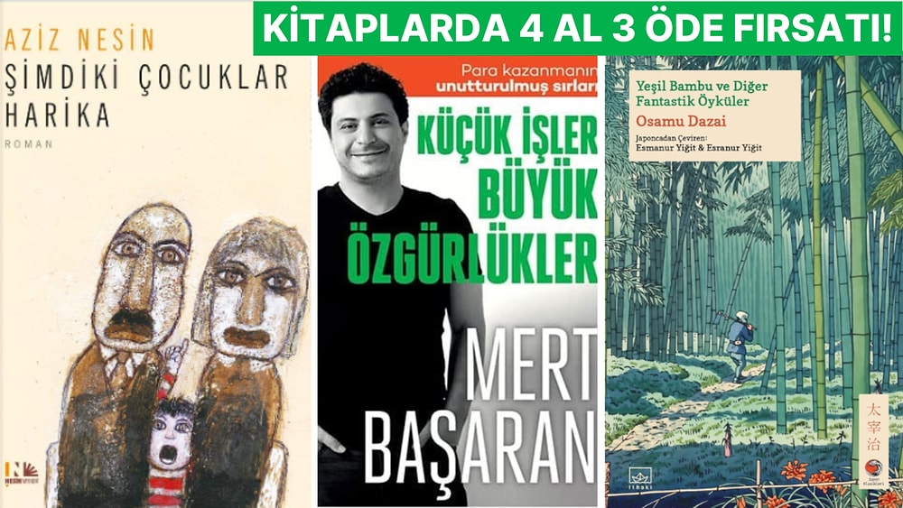 Bahar Fırsatları Kapsamında 4 Al 3 Öde Kampanyasından Çok Satan Kitapları Seçtik