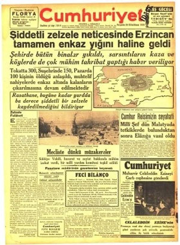 1939 Erzincan Depremi'nde Savcı İzzet Çakal ne yapmıştı?