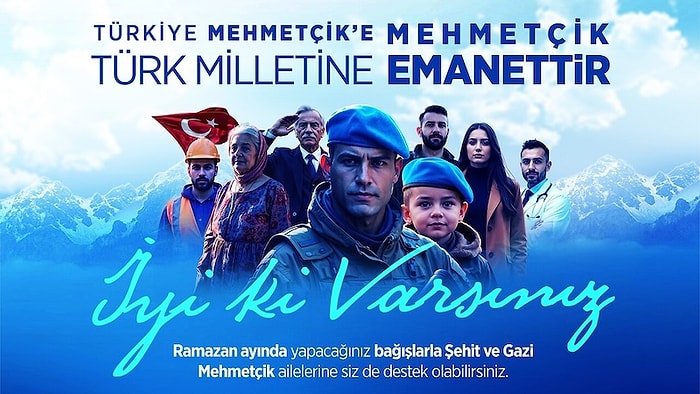 Ramazan’da Mehmetçik Vakfı’ndan Anlamlı Bağış Kampanyası