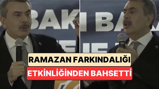 Milli Eğitim Bakanı Yusuf Tekin "Ramazan Farkındalığı" Projesi ile İlgili Sözleriyle Yine Gündem Oldu