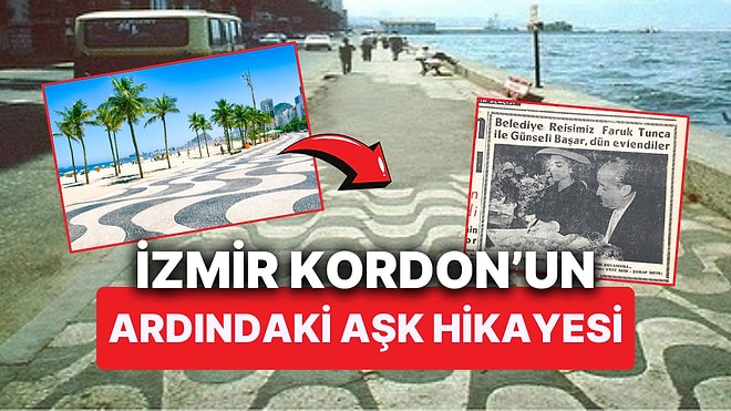 İzmir Kordon'daki Siyah-Beyaz Mozaiklerin Hikayesi! Meğer Kordon'un Simgesinin Ardında Aşk Hikayesi Varmış