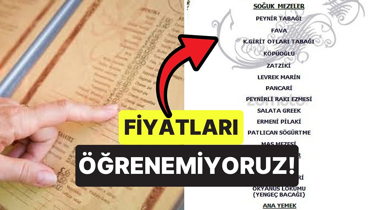 Restoranların "Menü Aldatmacası": Müşteriler Daha Fazla Harcasın Diye Bu Taktiği Uyguluyorlar