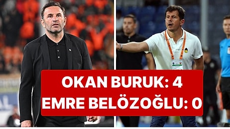 Emre Belözoğlu, Okan Buruk'a Karşı Hiç Kazanamadı