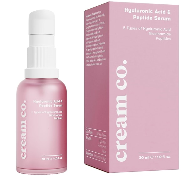 Cream Co. Hyaluronic Acid Peptide Serum