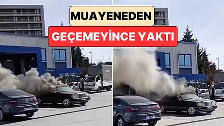 Tuzla'da Bir Adam Muayeneden Geçemeyen Aracını Ateşe Verdi